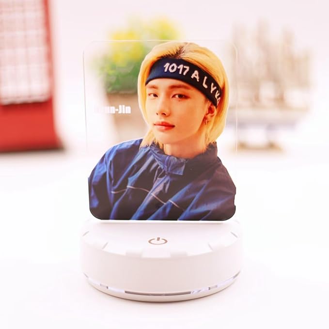 YJYP Night Light Felix Bangchan Hyunjin Colorful Acrylic LED Nightstand Lamp