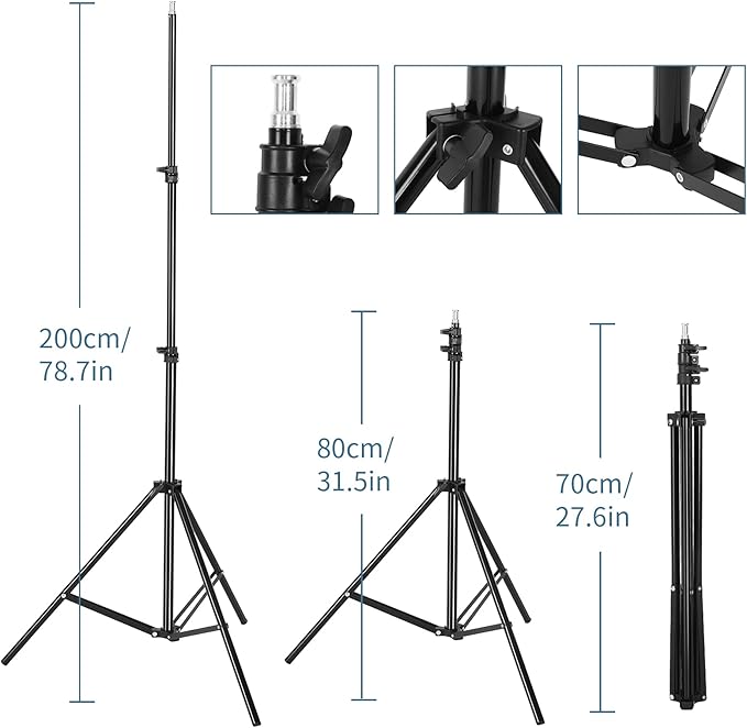 Softbox Lighting Kit, Studio Lights with 2 135W Bulbs 5500K Continuous Photography Lighting Kit for Filming Portrait Product Shooting Photography Video Recording