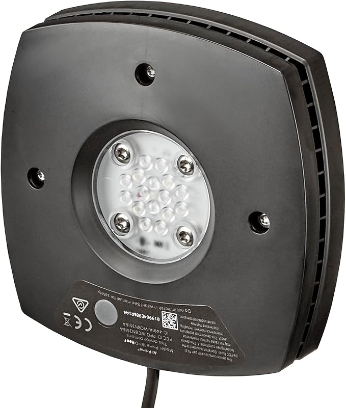AquaIllumination AI Prime 16 HD LED App Controllable Saltwater Aquarium Reef Light - Black