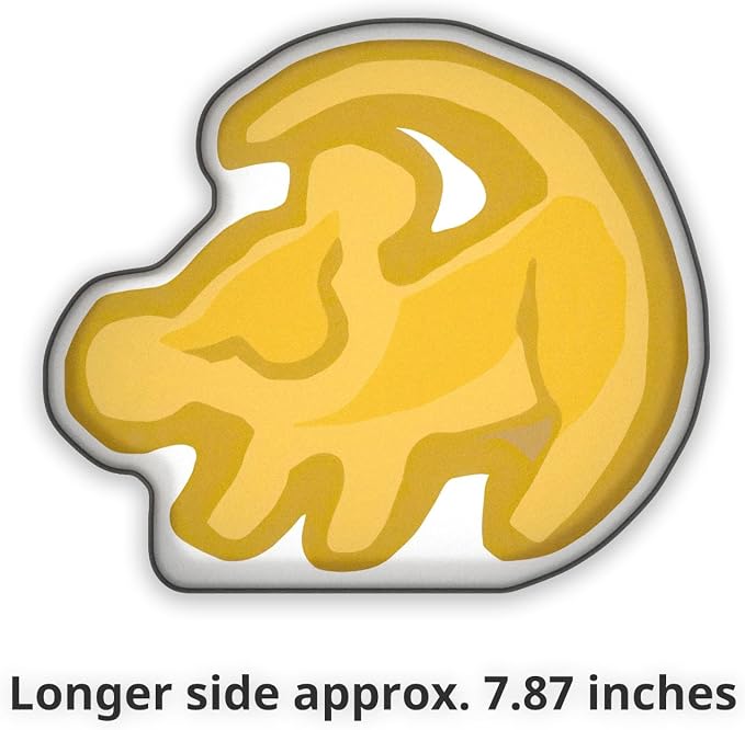 Allenjoy Yellow Cartoon Lion Night Light Desk Lamp - Wall Mountable LED Lightbox Sign, Home Office Room Decor, Gifts for Kids Teens Men Women Fans