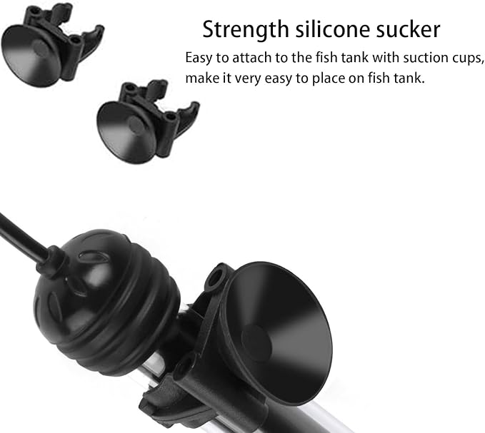 15 inches LED Aquarium Light, Fish Tank Light Underwater Light Submersible Crystal Glass Lights, 21 LED Beads 16 Colors 4 Modes Brightness Adjustable Memory Function IP68 Waterproof, 15" 2 Lights