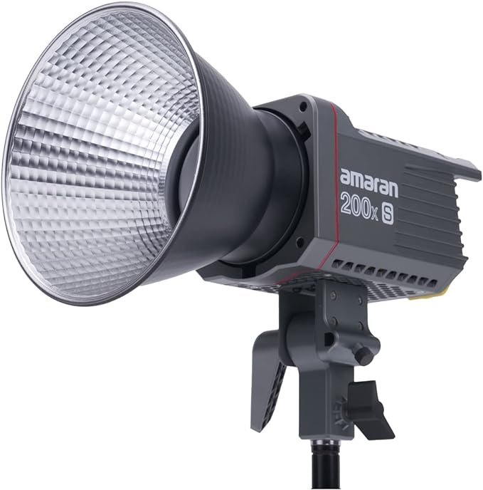 amaran 200x S 200W Bi-Color LED Video Light App Control Studio Light | DC/AC Power Supply Bowens Mount Silent Fan Photography Lighting CRI: 95+, TLCI: 98+ 9 Built-in Lighting FX