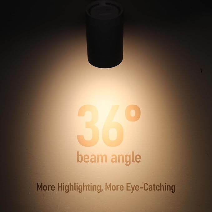 LEONLITE Small Space Series 8.5W LED H Track Lighting Heads, ETL Listed, Dimmable H Track Light Heads for Store Shop Cafe, CRI90, H Track Lighting, 5CCT, Matte White, Pack of 4