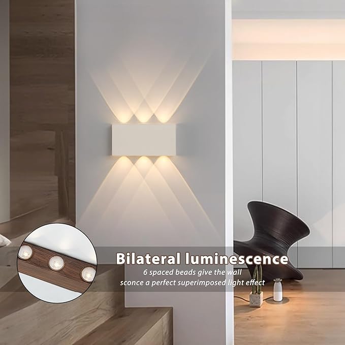 Shelprojsu LED Magnetic Wall Sconce Lights,5000mAh Wireless Bedside Wall Light USB Rechargeable Reading Wall Lamp,3 Lighting Colors and Dimmable Battery Operated Wall Sconces (White, 1 pcs)