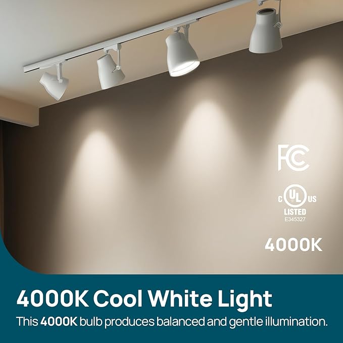 Linkind BR30 LED Flood Light Bulbs Indoor, 65W Equivalent Dimmable LED Recessed Bulbs, 10W 850 Lumens, 4000K Coo White E26 Base, Recessed Can Light Bulb for Bedroom Dining Room Bathroom, 6 Packs