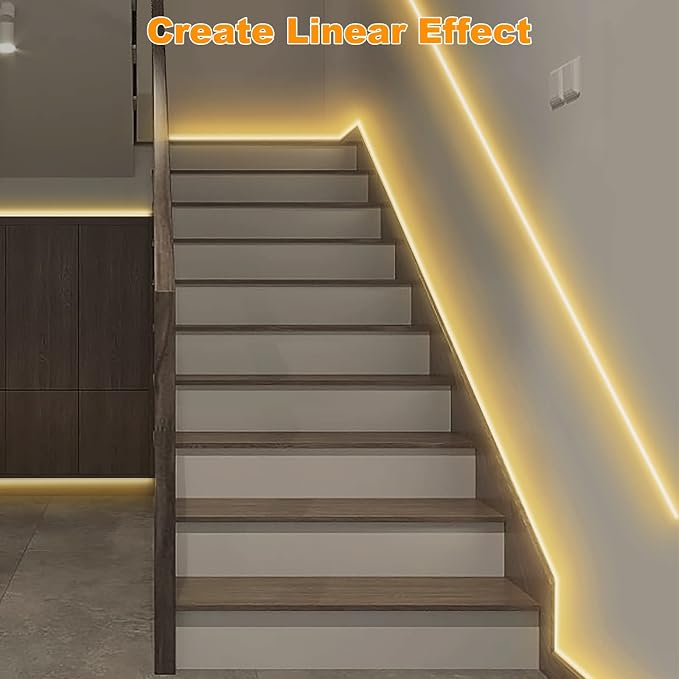 Tatazone WiFi Smart White COB Led Strip Light with Remote | 32.8ft, 4000K, Work with Alexa and Google, Timer, Group Control, Dimmable Neutral White for Cabinet, Room, Kitchen, Shelf