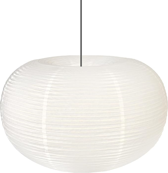 Large Paper Lantern, Beige Apple Lamp Shade, Bohemian Style Lantern Pendant Light Shade, Suitable for Indoor Ceiling Decor (19.69)
