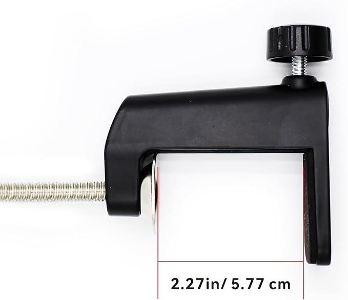 Universal C-Clamp Lamp Holder Desk Mount Clamp Base for Swing Arm Lights, DIY Lighting, Monitors, Workbenches