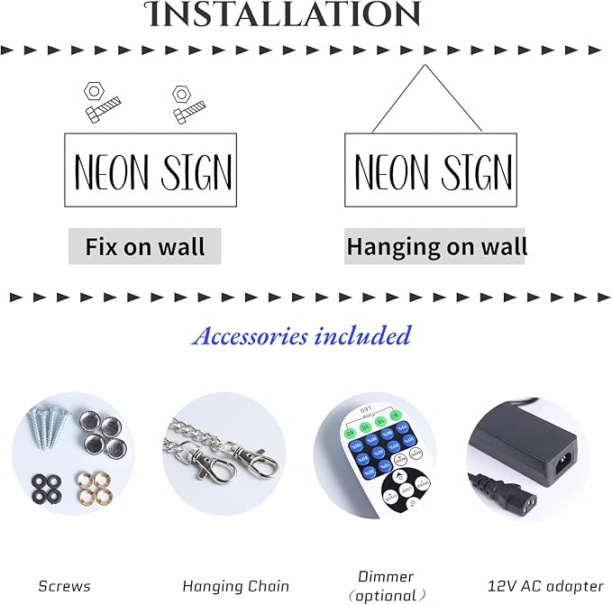 Custom LED Neon Signs for Wedding, Business, Logo, Shop, Beauty, Salon | 100% Personalized, Even Lighting, Adjustable Brightness, Premium Materials, Easy Installation, Safe Low-Voltage Lighting