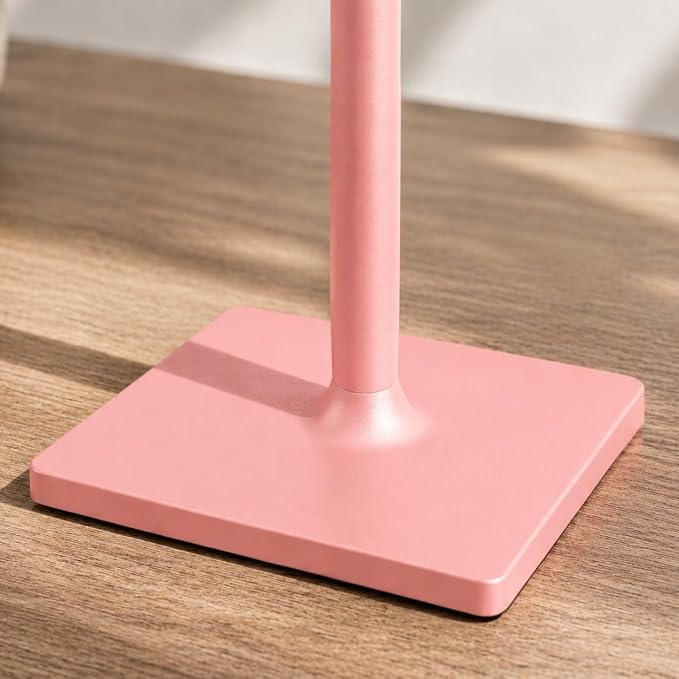 Yogaret Pink Cordless Table Lamps, 6000mAh Rechargeable Battery, 2 Pack | Portable table lights set of 2 wireless battery operated lamps for indoor tables, patio, restaurant, dinner and kitchen use
