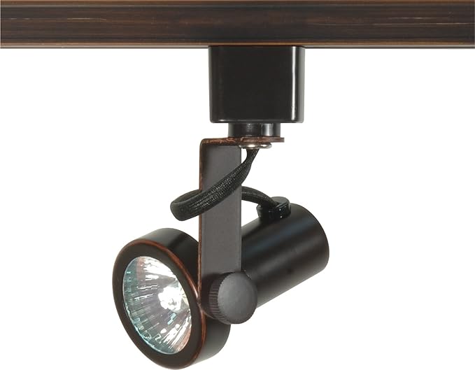 Nuvo TH352 Mr16 Gimbal Ring Track Head, Unknown, Bronze/Dark