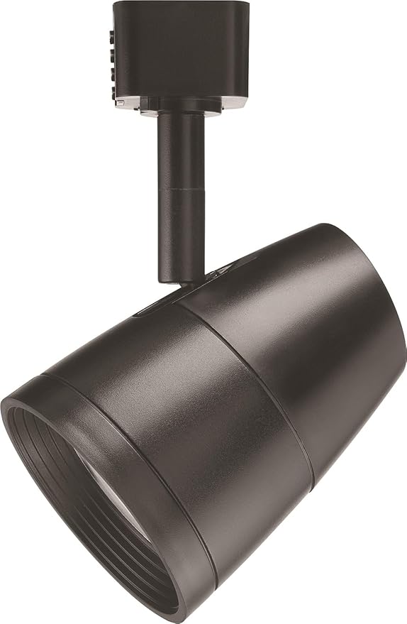 Juno Lighting R600L G2 3500K 80CRI PDIM FL BL Dimmable 9.5W LED Trac Head, 50W Equivalent, Black, Regular Flood Gen 2