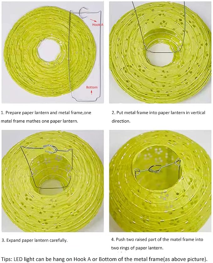 12Pcs Paper Lanterns Chinese Lunar New Year Decorations 2026 Chinese Japanese Decorative Hanging Paper Lanterns 8inch Round Hollow Colorful Lantern Lamps for Spring Festival Asian Home Party Decor