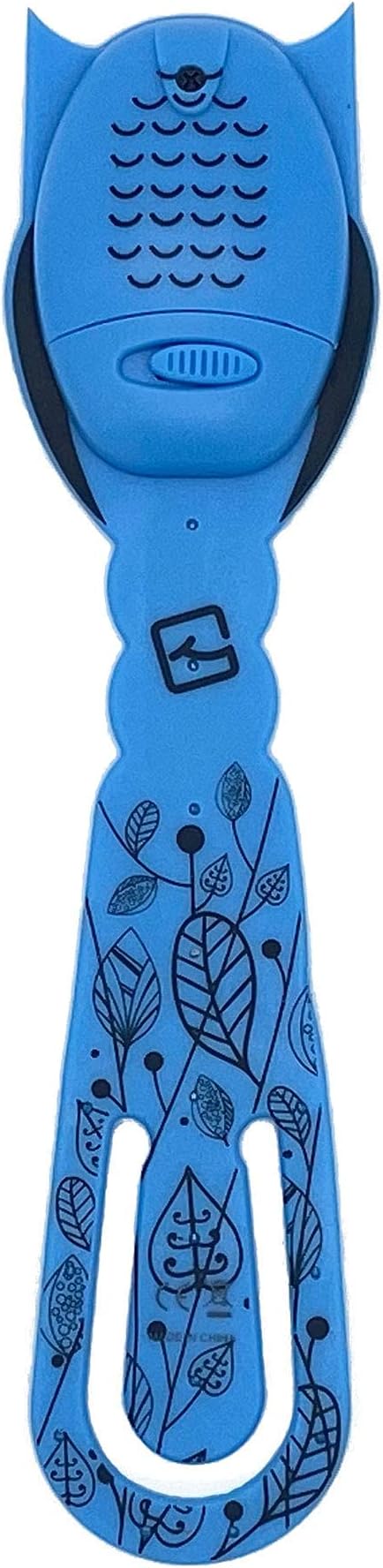 Gifts for Readers & Writers Book Light for Kids, Clip On Reading Light for Bed, 2in1 Flexilight Pals & Bookmark, Small & Lightweight with a Soft Glow, 2 Batteries Included, Owl