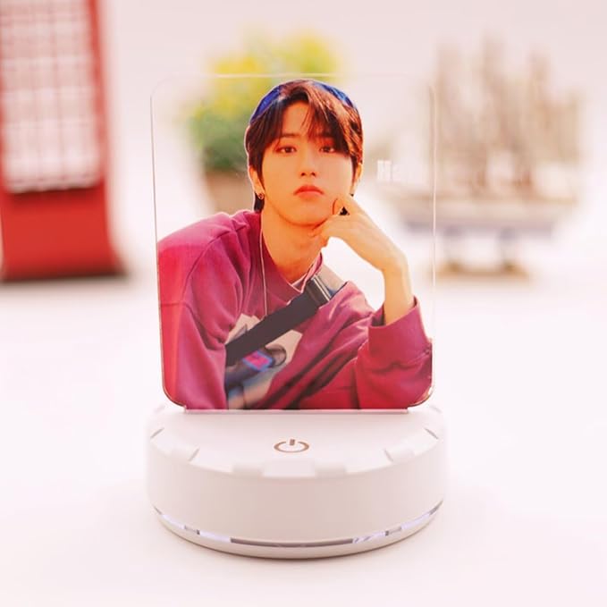 YJYP Night Light Felix Bangchan Hyunjin Colorful Acrylic LED Nightstand Lamp
