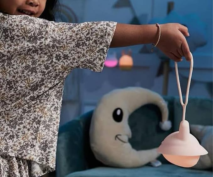 ShaArkMango Baby Travel Night Light, Rechargeable Portable Night Light for Car Seats, Cribs & Strollers, Soft Glow Eye-Caring Light for Infants & Toddlers