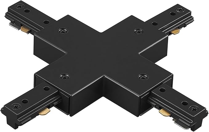 WAC Lighting HX-BK H Track X Connector, Black