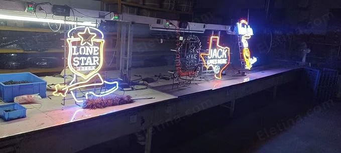 Theater Glass Neon Signs Movie Sign Neon Signs for Wall Decor Theater Room Neon Light for Movie Room Home Bar Decor Classic Cinema Style Light Gifts 24 X 20 - Inches