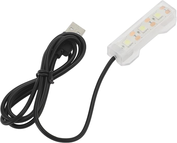 Mini Aquarium Light 0.5-2 Gallon Desktop Aquarium Red USB LED Light
