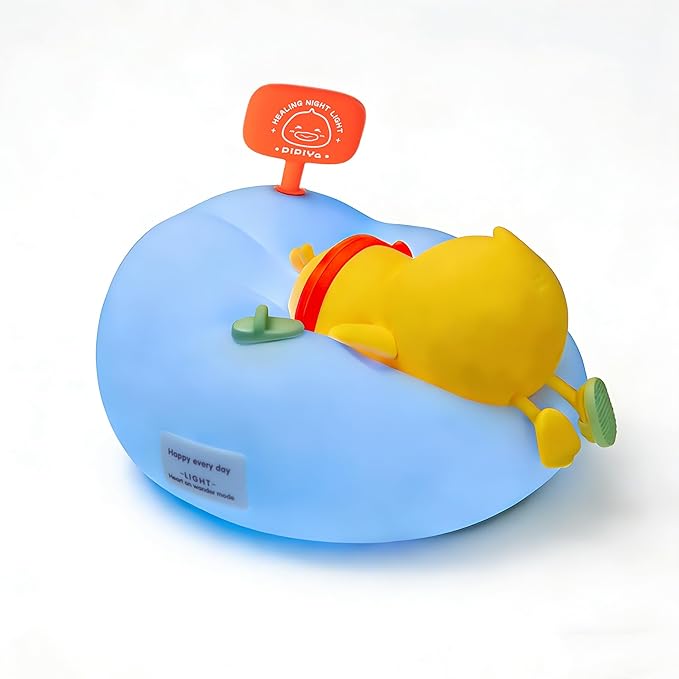 Duck Night Light for Kids, 7 Colors LED Nursery Lamp Dimmable & Rechargeable, Duck Silicone Lamp for Bedroom/Nursery,Room Decor Lamp Gift for Adult Toddler/Boys/Girls