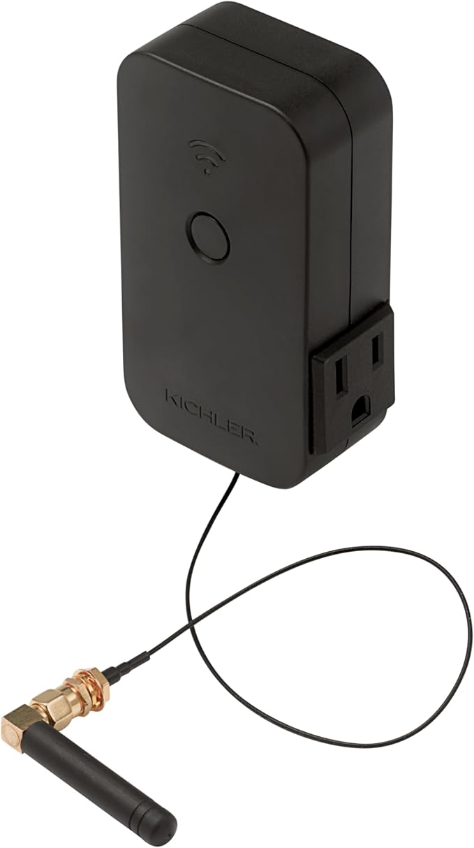 Kichler Wi‑Fi & Bluetooth Landscape Lighting Timer | Remote scheduling, app management, and voice assistant compatibility, 16085BK