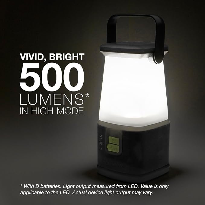 ENERGIZER WeatheReady LED Camping Lantern PRO-360, IPX4 Water Resistant Tent Light, Ultra Bright Battery Powered Lanterns for Camping, Outdoors, Emergency Power Outage