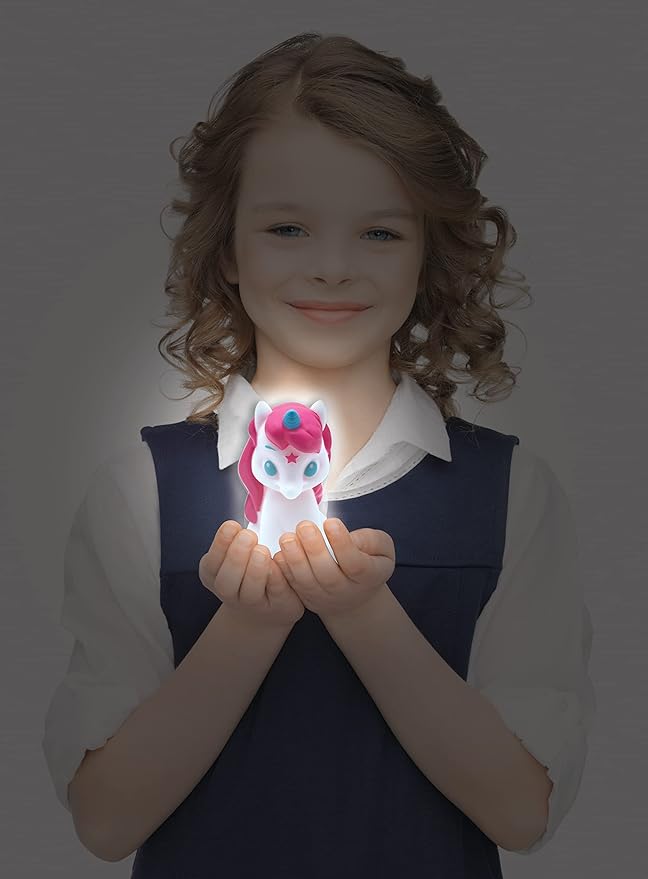 LEXiBOOK - Color Nightlight for Children's Room, Colour Change, Smooth Light, Battery Included, White, NLJ01UNI
