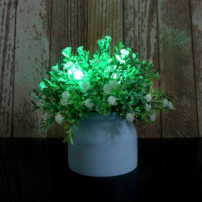 Non-Blinking LED Balloon Light, LED Party Lights,LED Paper Lantern Light, LED Mini Light for Party or Wedding Decoration (Green, Pack of 12)