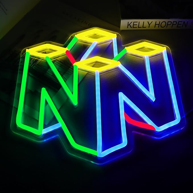 WonderfulLife Game Neon Sign for Gamer Zone Decor,Led Lights for Man Cave Bar or Bedroom Decoration.5V USB Powered,Easy Hanging.