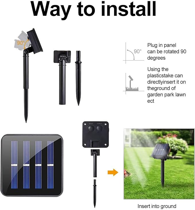 19.8 FT Solar LED Strip Lights, Outdoor Waterproof Rope Light 3000K Cuttable & 8 Modes Solar Powered Tape Lighting for Step, Sign, Driveway (1 Pack)