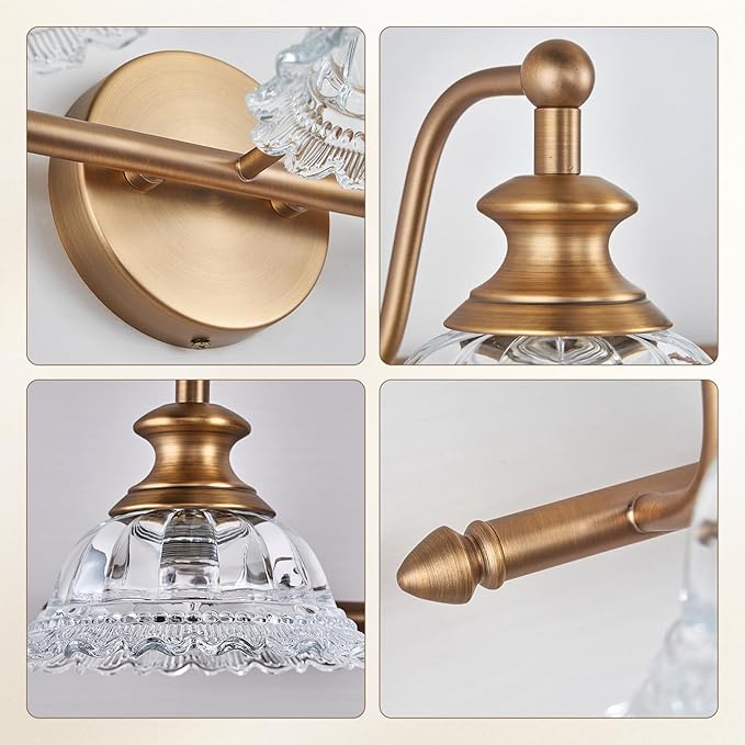 37.4" Bathroom Light Fixtures 5 Lights Vanity Lighting Fixtures (Exclude G9 Bulb) Vanity Lights for Bathroom
