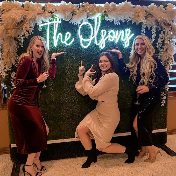 Custom Neon Sign, LED Neon Sign Customizable for Wall Wedding Bar Salon Beauty Business Light Up Name Sign, Personalized Neon Light Suitable for Events Birthday Gifts Decorations