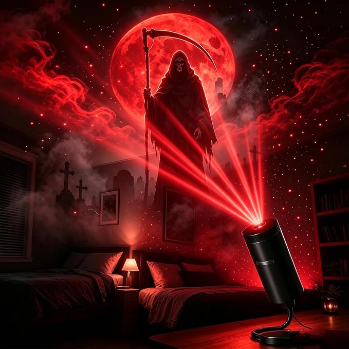 Plug and Play HD Star Projector Halloween 6 Disk Set, 2026 New Projector