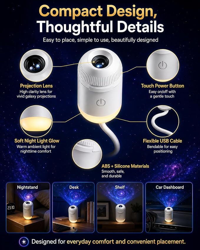 Galaxy Projector Star Sunset Lamp Space Night Light for Bedroom Aurora Planetarium De Galaxias para Habitación Mini USB Starry Sky Astronaut Fantasy Ceiling Wall LED Moon Nightlights Decor