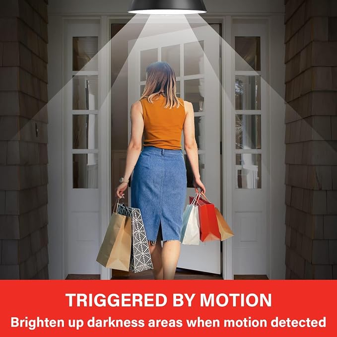 Sengled Motion Sensor LED Bulbs, A19 5000K Daylight Dusk to Dawn Motion Activated Light, 11W (75W Equivalent) 1200 Lumens for Indoor & Outdoor Use, Porch, Garage, Hallway, 2 Pack