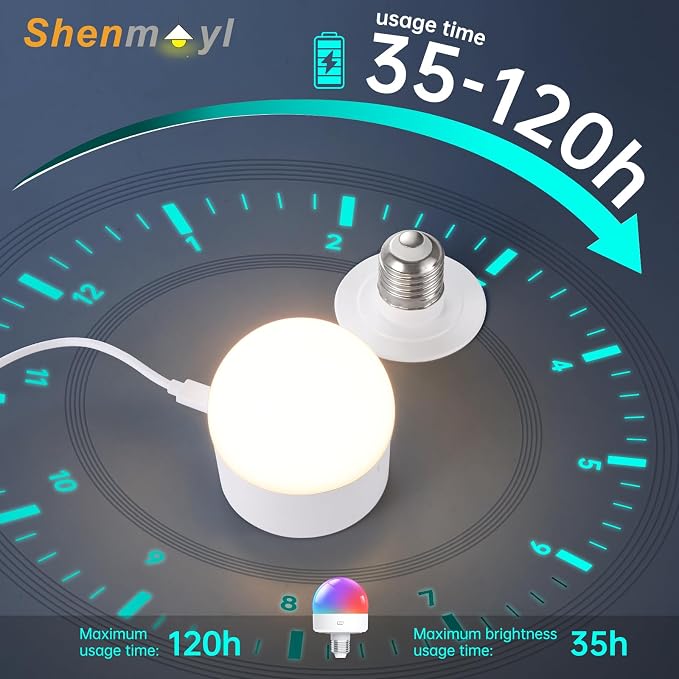 Shenmoyl Adhesive Battery Operated Wall Sconce Set of 2, 5000 mAh Battery Rechargeable Bulb with 12 RGB Colors, Stick on Wall Sconce No Drill Wall Lights, Pattern