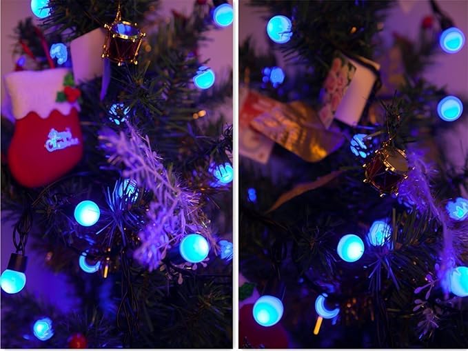 Hann Solar String Lights, 30 LEDs Waterproof Color Changing Globe Ball Fairy Lights for for Garden, Yard, Home, Landscape,Christmas Party (Multi-Color)