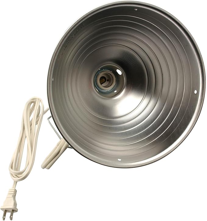 Woods 0162 18/2 SPT-2 Clamp Lamp with 10 Inch Reflector; 150 Watt; 6 Foot Cord