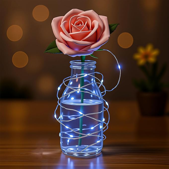 Macarrie 3 Pcs White Fairy Lights USB Powered 16 ft 50 LED String Lights Plug in for Indoor Outdoor Bedroom DIY Party Wedding Home Festival Tree Garden Xmas Decoration