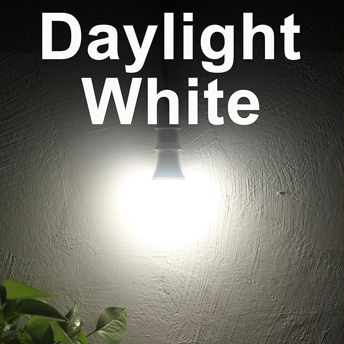 Dusk to Dawn Light Bulbs, Auto On/Off Light Sensing LED Bulbs Outdoor,Daylight, MR16 GU10 4-Pack, 6W 500LM 50W Equivalent, HQ-H045