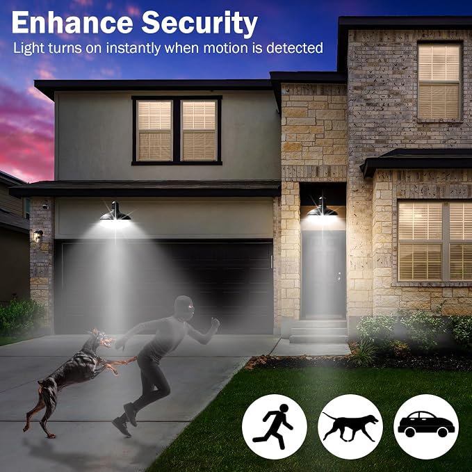 Sengled Motion Sensor LED Bulbs, A19 5000K Daylight Dusk to Dawn Motion Activated Light, 11W (75W Equivalent) 1200 Lumens for Indoor & Outdoor Use, Porch, Garage, Hallway, 6 Pack