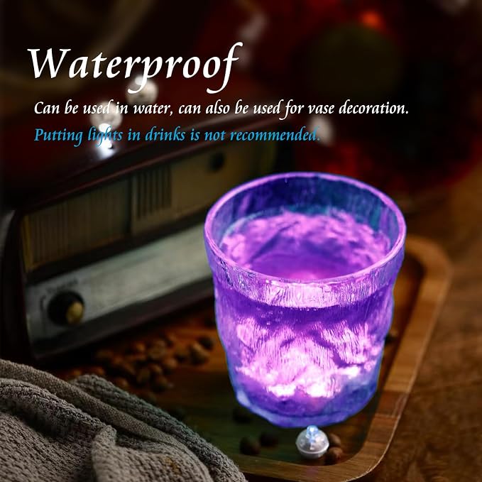 chzk 50pcs Balloon Lights Mini Led Lights Round Long Standby Time Multicolor Ball Lamps Paper Lantern Balloon Liamps for Birthday Party Christmas Halloween Decoration Purple