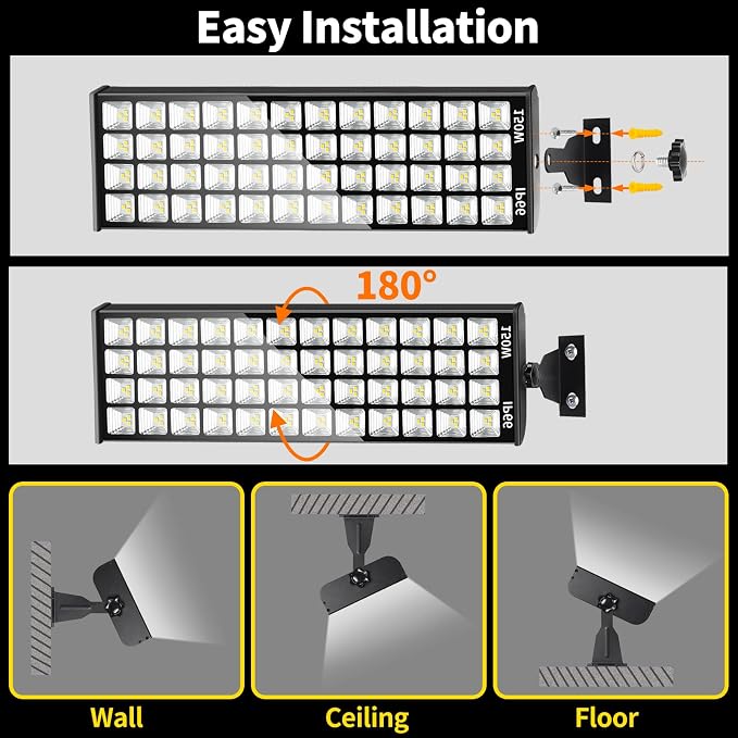 150W 18000LM Shop Light Bay Lighting, IP66 for Garage Workshop, 2 Pack | LED Garage Light Plug in Ultra Brighter with Switch+9.84FT Cord, 6000K Waterproof Outdoor for Warehouse Factory Workbench