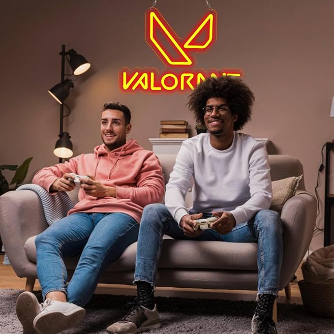 WonderfulLife Game Neon Sign for Gamer Zone Decor,Led Lights for Man Cave Internet Bar or Bedroom Decoration.Perfect Birthday Gifts,5V USB Powered,Easy Hanging.