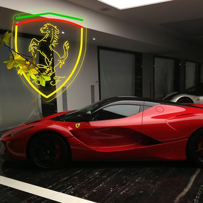 Garage Neon Signs for Wall Decor,Dimmable Car Neon Light,Man cave Bedroom Game Room Office Decoration,Birthday Gifts
