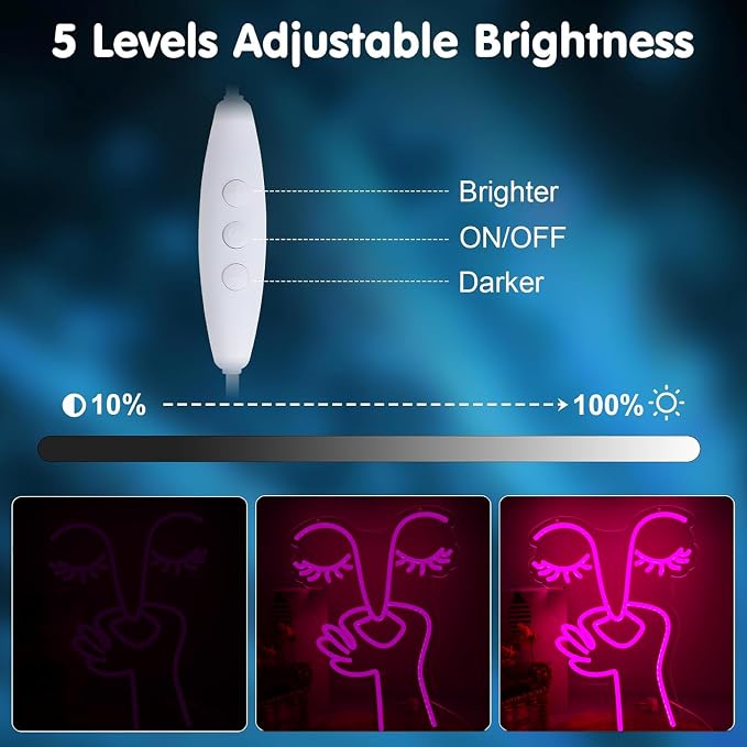 Funny Bad Smell Neon Signs for Wall Decor，Led Neon Light for Bathroom，Christmas Birthday Party Gifts