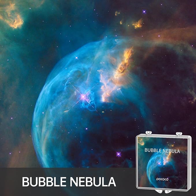 POCOCO Gorgeous Nebula Series Discs, 5K Resolution, Realistic Patterns, 6 Pieces