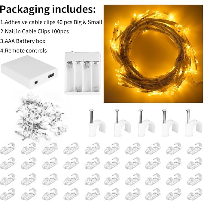 FNHMSL Enchanted Willow Vine Lights, 7.55FT 144LED 2 PCS White Tree Branch Lights for Wall, Remote Timer,8 Light Model,Bedroom Wall Doors Wedding, Christmas, USB Battery Box
