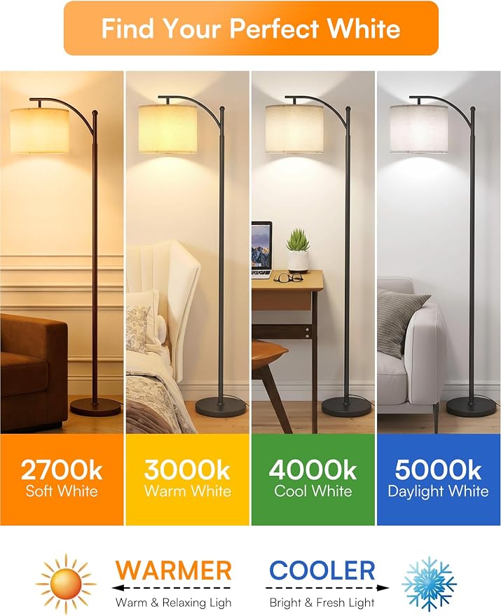TJOY A19 Dimmable LED Light Bulb, 60 Watt Eq, Warm Soft White 2700K, E26 | 800 Lumens Standard Base, Energy Saving Lightbulbs, Efficient 9W, 120V, 15,000 Hour Lifetime, 4 Pack