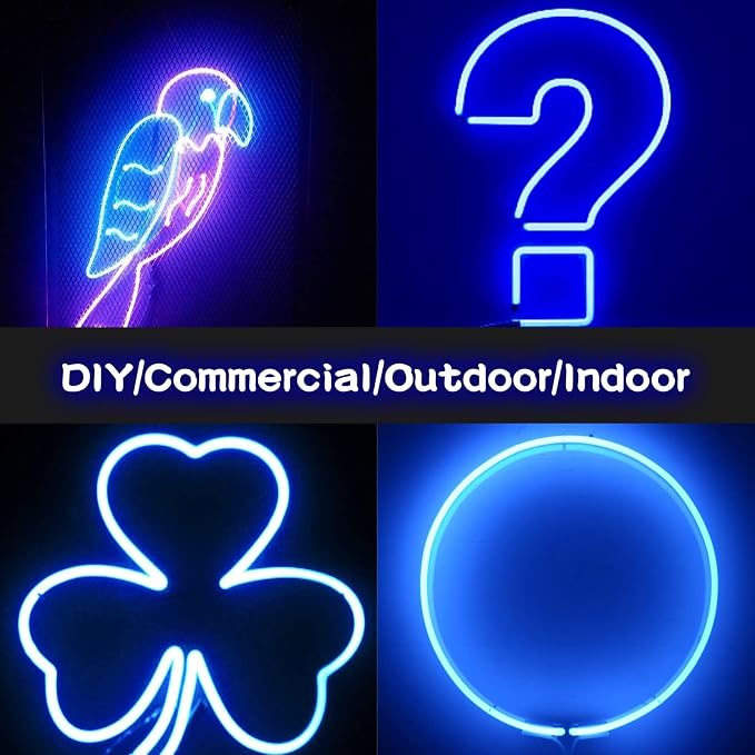 6.56FT RGB Neon Light Strip, 5V USB Led Strip Lights with Touch Controller, Flexible Neon Rope Lights for Bedroom, Party, Home Decor